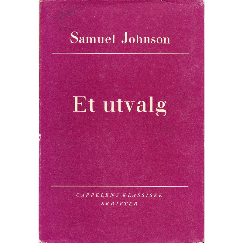 Samuel Johnson. Et utvalg