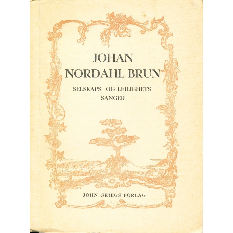 Johan Nordahl Brun-selskaps- og leilighetssanger
