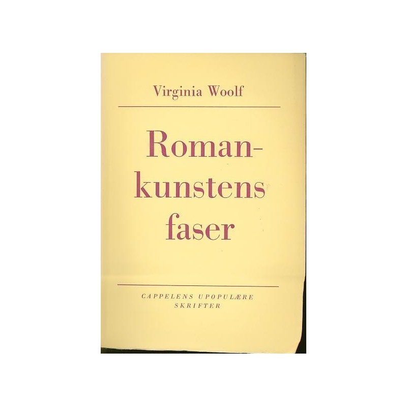 Romankunstens faser