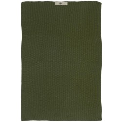 Håndkle Mynte mørkegrønn strikket