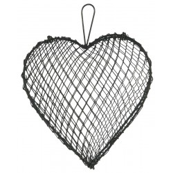 Hjerte med oppheng i metalltråd som kan åpnes