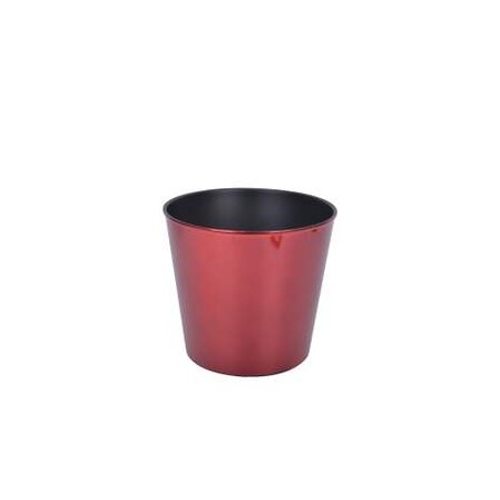 Tove potte i plast 13,5x13cm P12 rød