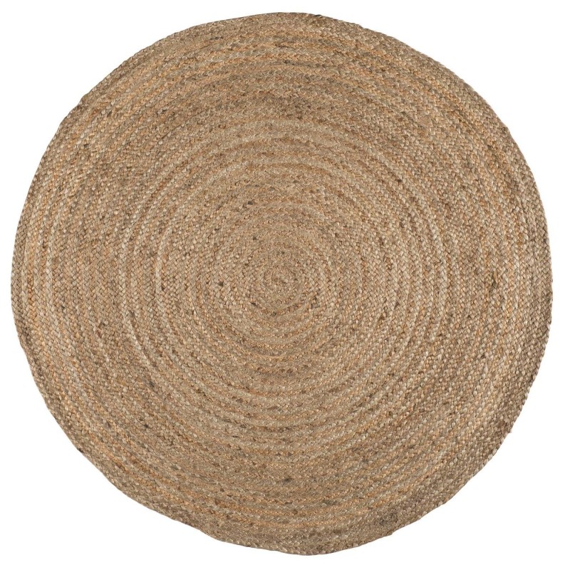 Rundt gulvteppe i jute 120cm i diameter