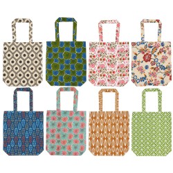 Veske mønstret 8 ass design pris pr stk 10x42x38cm