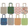 Veske mønstret 8 ass design pris pr stk 10x42x38cm