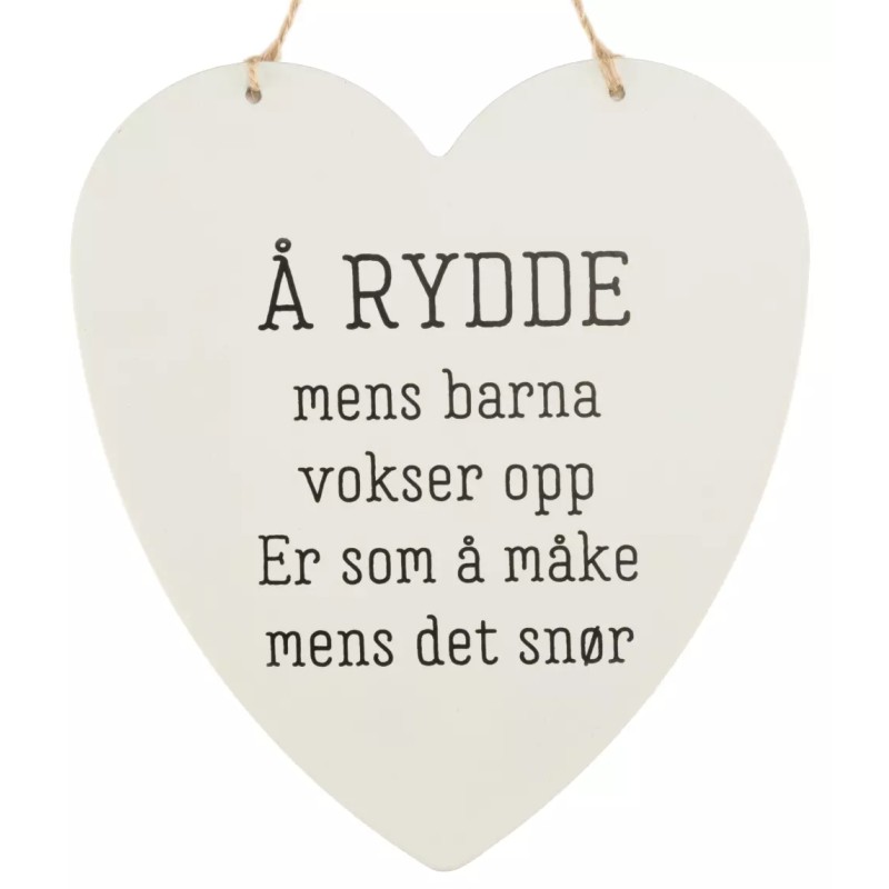 Å rydde mens barna vokser opp