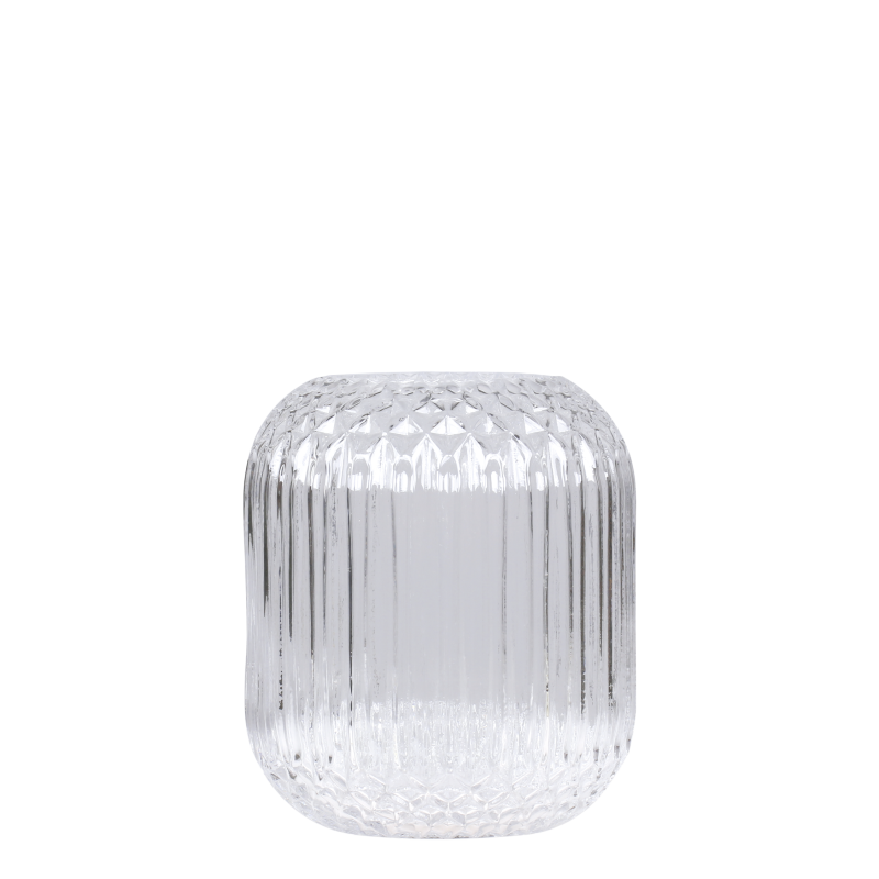 Vase med ternemønster 18x14 klar