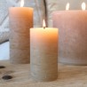 Macon blokklys rustikk 60t 15x7cm honningfarget