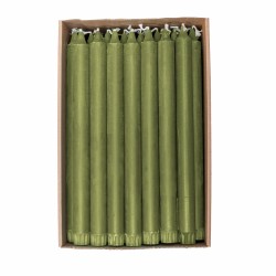 Kronelys 100% Stearin 2,2x28 Oliven