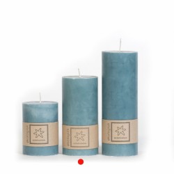 Kubbelys 100% Stearin 7x15 Jeansblue