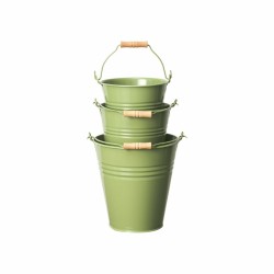 Alvin bøtte H29 D30 grønnlakkert