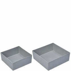 Halvard kvadratisk planteskål d 20