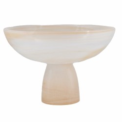 Marmor - skål beige 21x14 glass