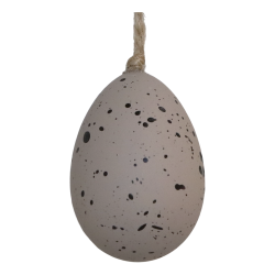 Påskeegg 6x4 lys latte