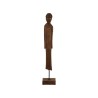 Figur skulptur brunt mangotre 10x7x54cm