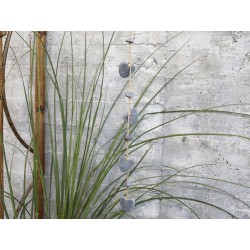 Ranke med stein til oppheng 58x4x4cm natur