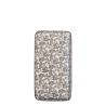 Arés tallerken m mønster 2x20,5x11 cm mokkafarget