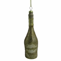 Champagne - Ornament Gull 4,7x4,7x15,3cm Glass