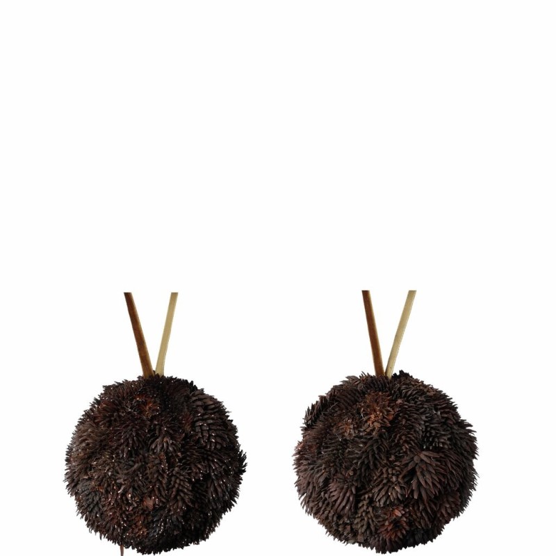 Naturkule assortert natur/glitter D10 cm pr stk
