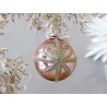 Julekule 10cm rosa