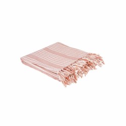 Lila Pledd Hvit, rosa 100x180 Bomul