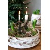 Spyd med juletre sett med to 18x4,5cm antikkmessing