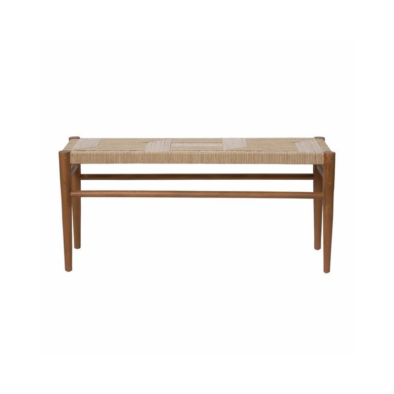 Noemi utendørsbenk naturpreg 100x35x45