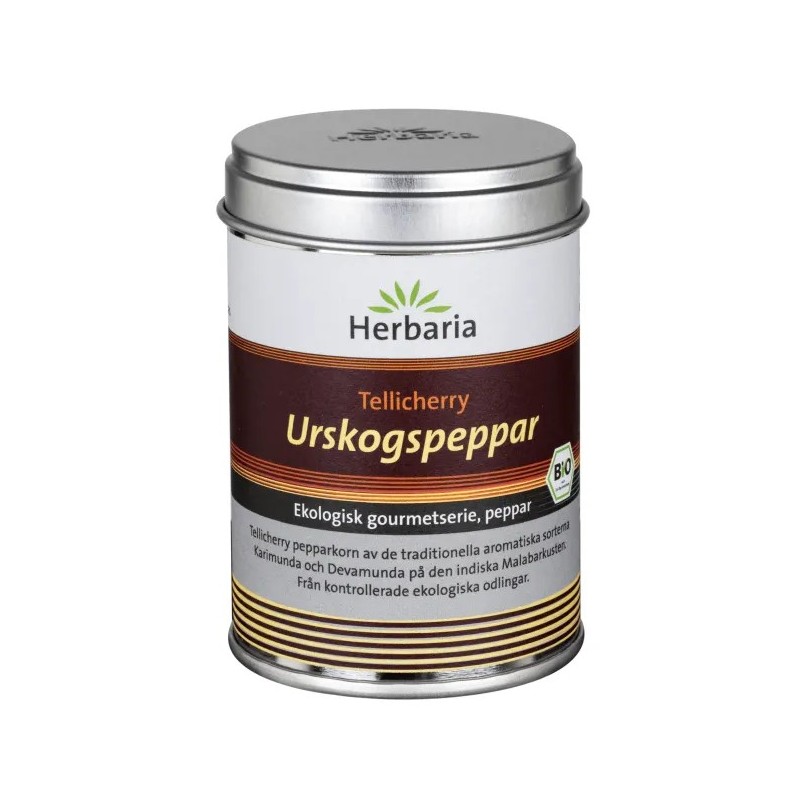 Tellicherry urskogspeppar 90g, Herbaria
