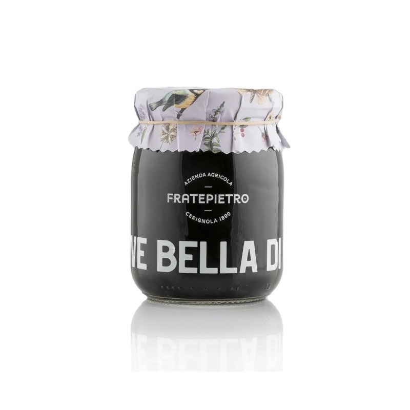 Oliven Nerre Bella di Cerignola 580ml Fratepietro