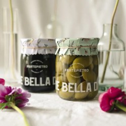 Oliven Nerre Bella di Cerignola 580ml Fratepietro