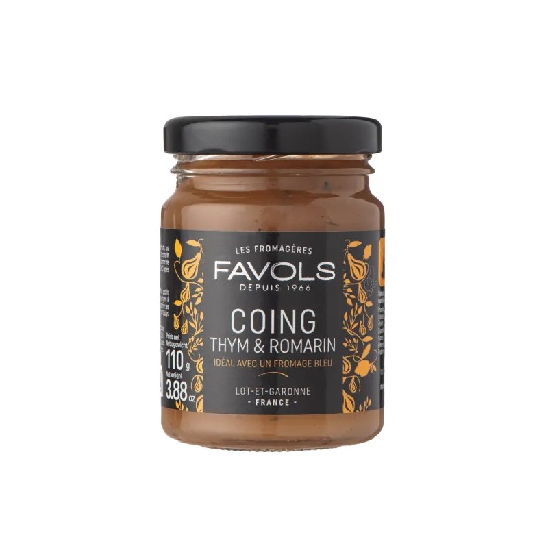 Delice de Coing Thym Rosmarin 110g Favols