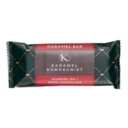 Klassisk jul i mørk sjokolade, 50 gr Karamel Kompagniet