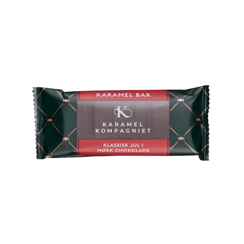 Klassisk jul i mørk sjokolade, 50 gr Karamel Kompagniet Klassisk jul i mørk sjokolade, 50 gr Karamel Kompagniet