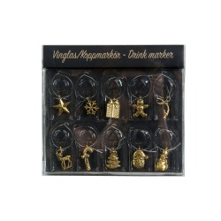 Koppmarkør julemiks gull 2-3cm