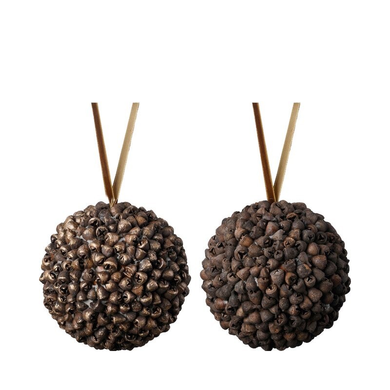 Naturkule D10 cm eucalyptus assortert pr stk