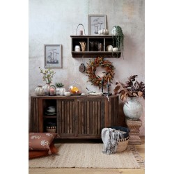 Rennes vase 16,5x16cm lattefarget