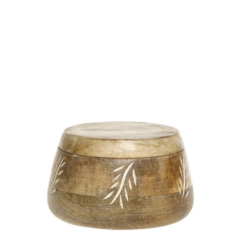 Boks med lokk 9x15cm natur