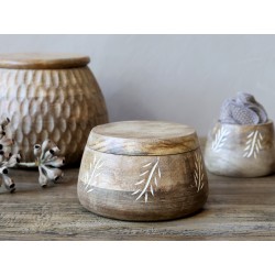 Boks med lokk 9x15cm natur