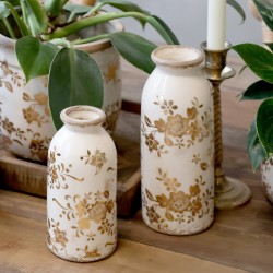 Jubileumsflaske Melun 15,5x7,5cm antikkmessing