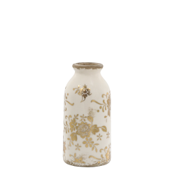 Jubileumsflaske Melun 15,5x7,5cm antikkmessing