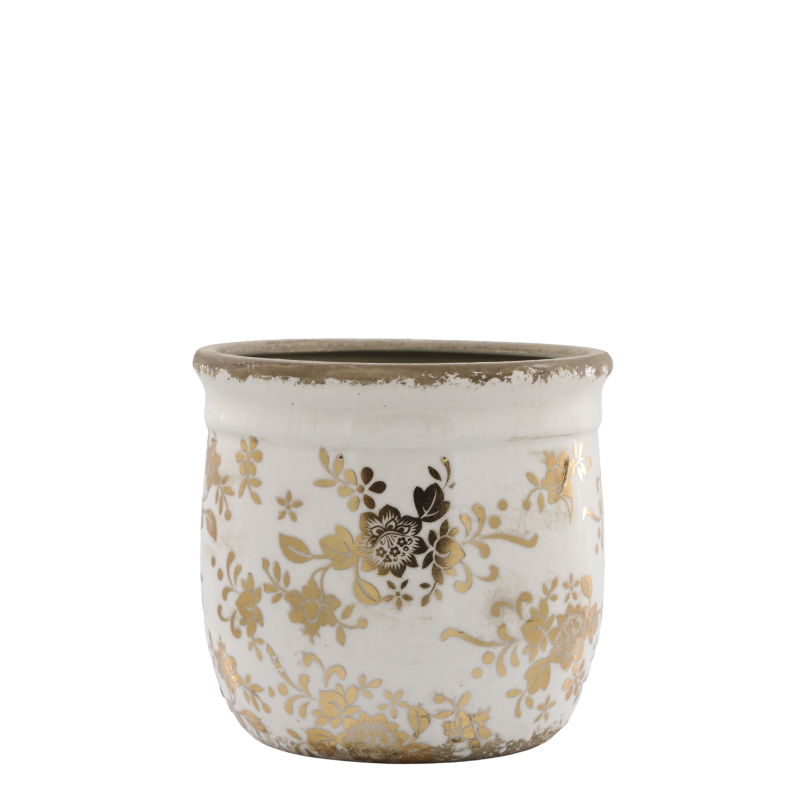 Jubileumspotte 14x14,5cm antikkmessing