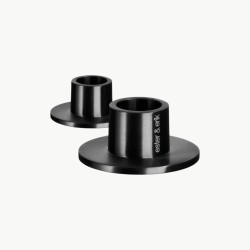 Lysestake 2 pk børstet sort Ester & Erik