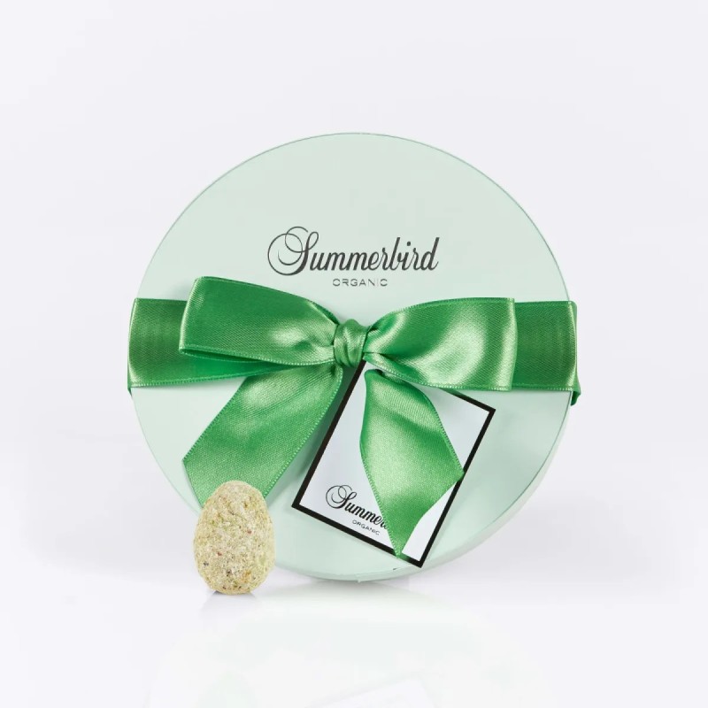 Luxury Pistachio Eggs 144g gaveeske, Summerbird