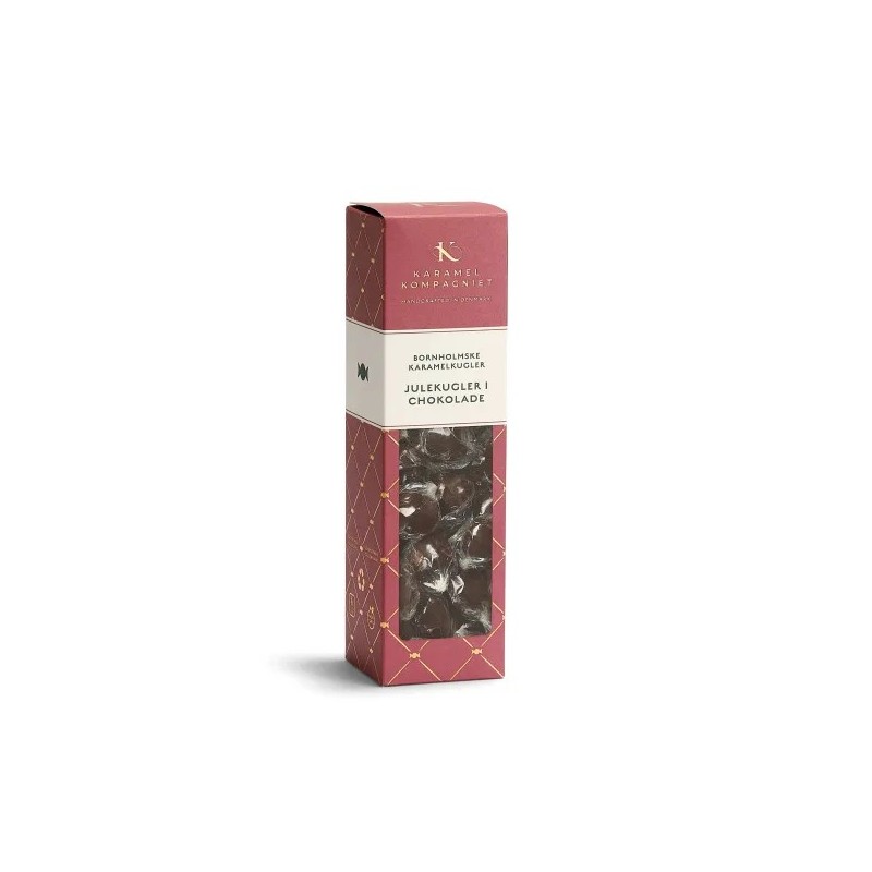 Julekuler i Chocolade 109g, Karamel Kompagniet