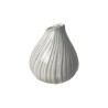 Bianco vase beige 9x9x10,5cm steinvare