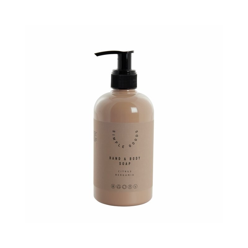 Hånd og kroppsåpe Sitrus Bergamia 300ml
