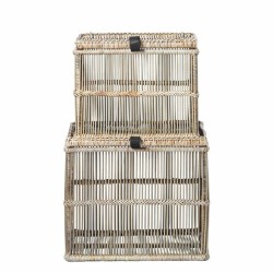 Norah bokssett  25X25X20|30X30X25cm natur