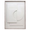 Dalia - bilde hvitt 60x80x3cm