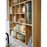 Hylle med rom 49x49x8cm natur