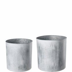 ORO potte zink sett m 2 d29/32 h30/33